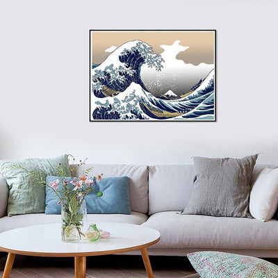 Voll AB Diamond Painting-Wellen